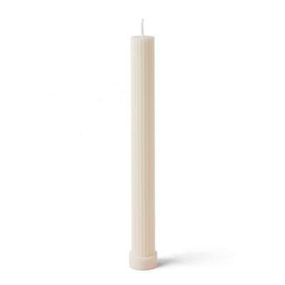 Snow White Pillar Candle 